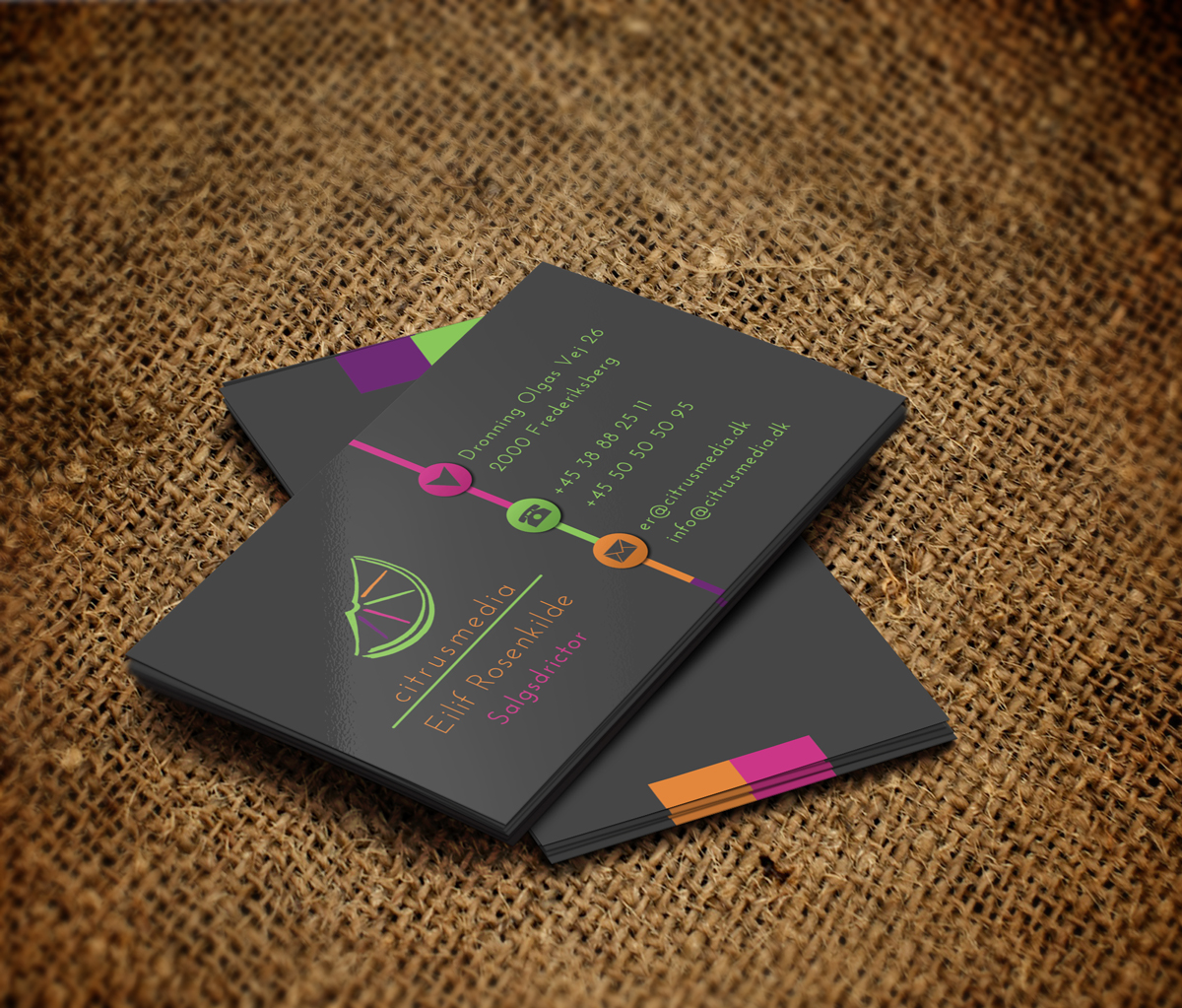 Business Card Design by JK18 for citrusmedia | Design #9922207
