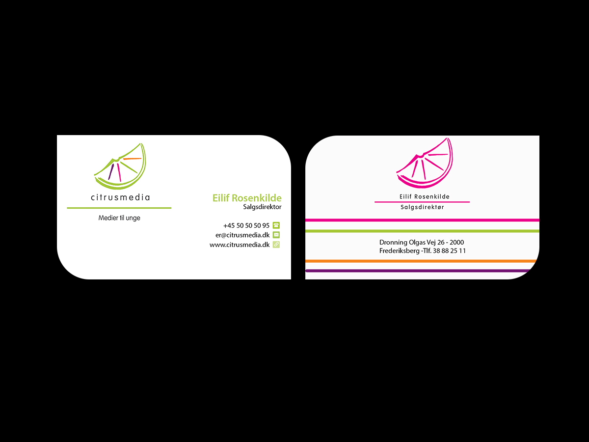 Business Card Design by Creations Box 2015 for citrusmedia | Design #9914639