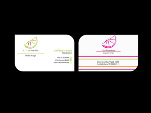 Business Card Design by Creations Box 2015 for citrusmedia | Design: #9914639