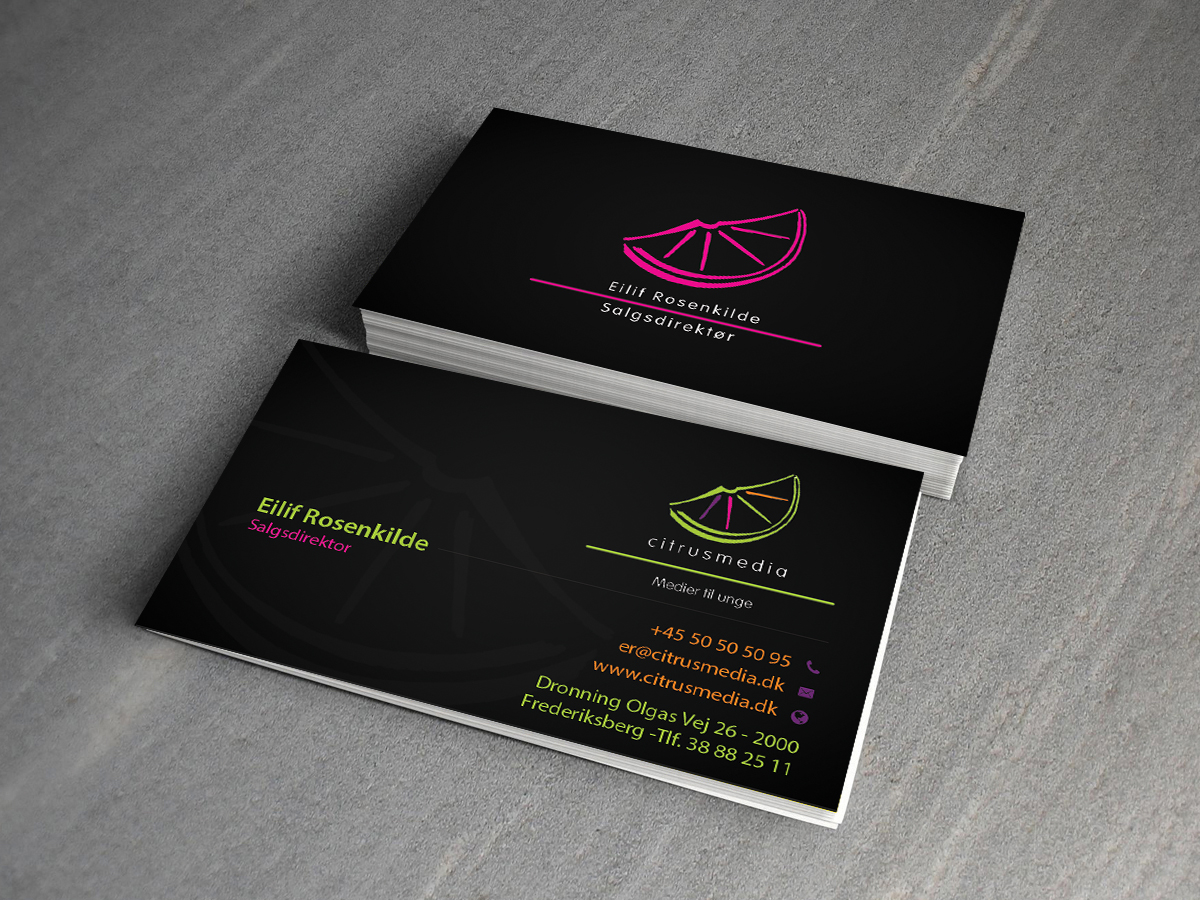 Visitenkarten-Design von Creations Box 2015 für citrusmedia | Design #9914646