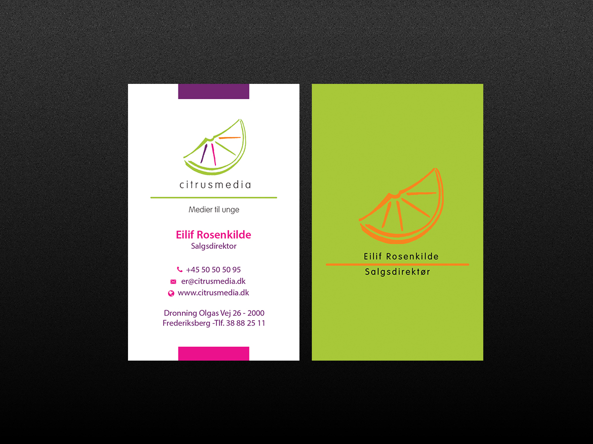 Business Card Design by Creations Box 2015 for citrusmedia | Design #9914648
