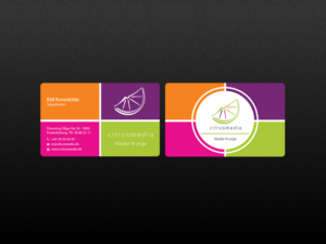 Business Card Design by Creations Box 2015 for citrusmedia | Design: #9914651