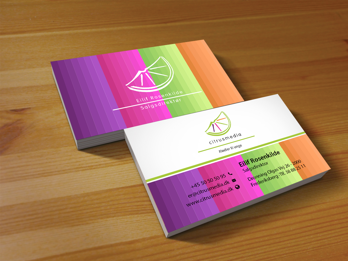 Business Card Design by Creations Box 2015 for citrusmedia | Design #9914659