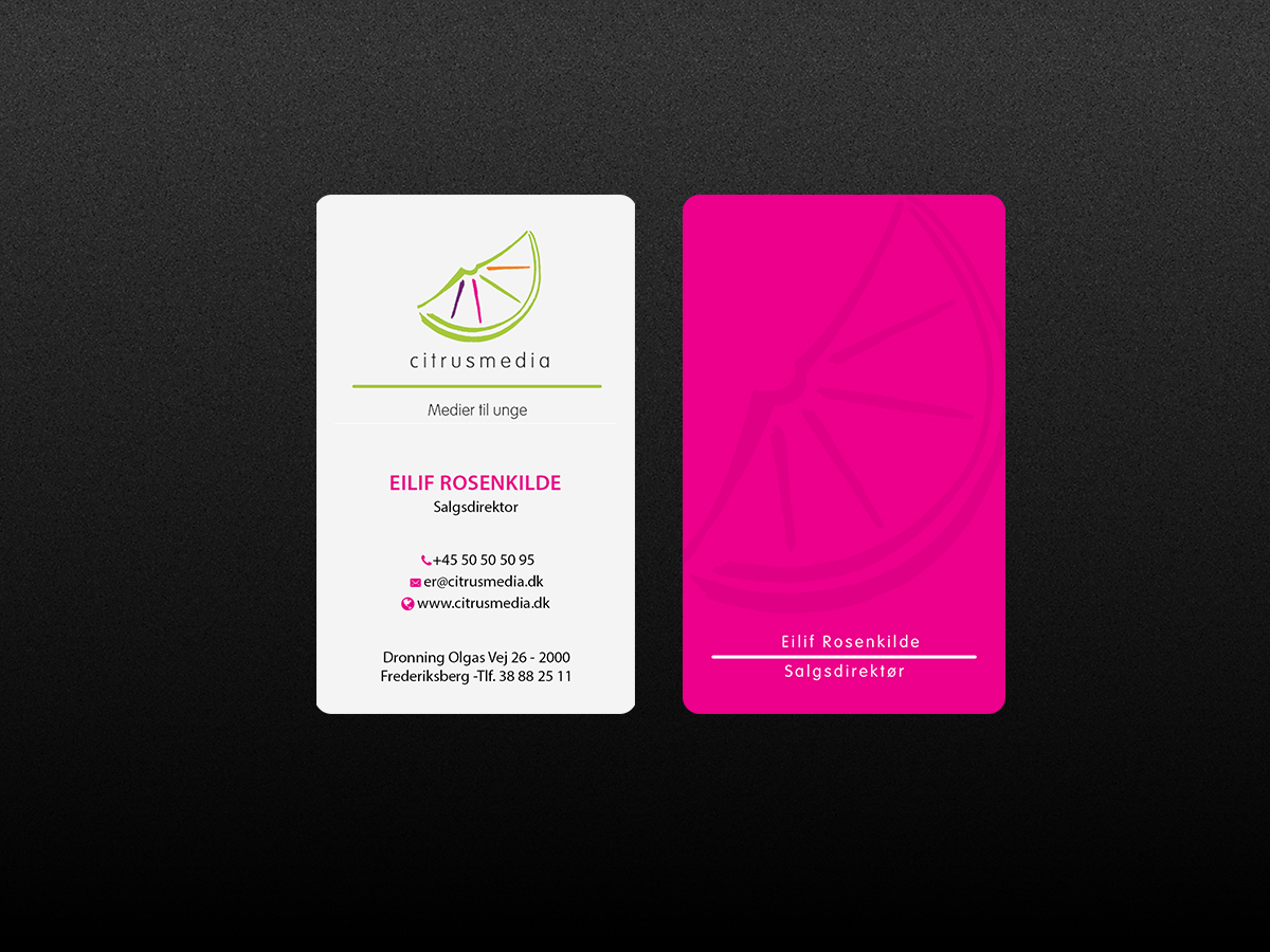 Business Card Design by Creations Box 2015 for citrusmedia | Design #9914660