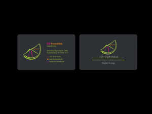Design de Carte de Visite par Creations Box 2015 pour citrusmedia | Design : #9914661