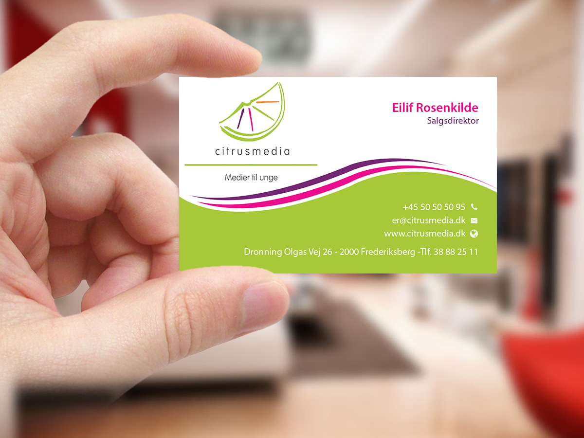 Business Card Design by Creations Box 2015 for citrusmedia | Design #9914662