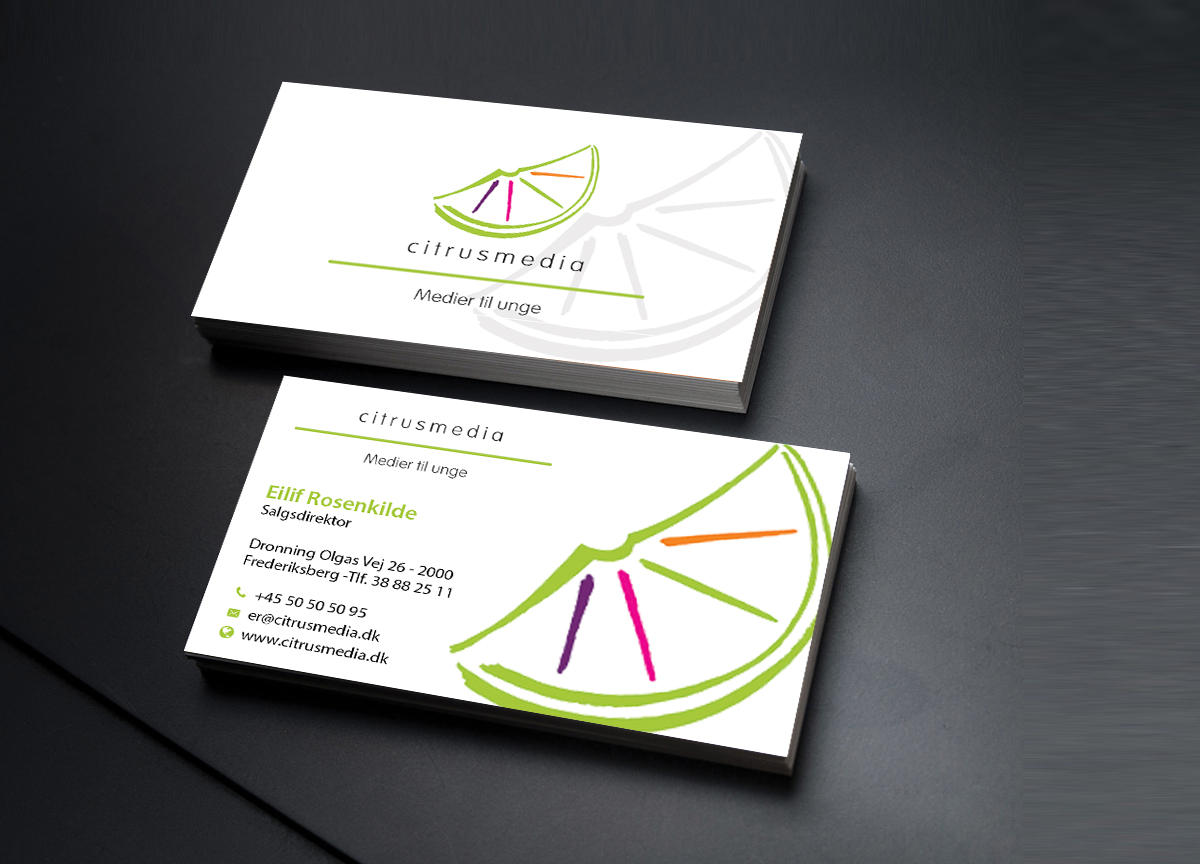 Business Card Design by Creations Box 2015 for citrusmedia | Design #9914669