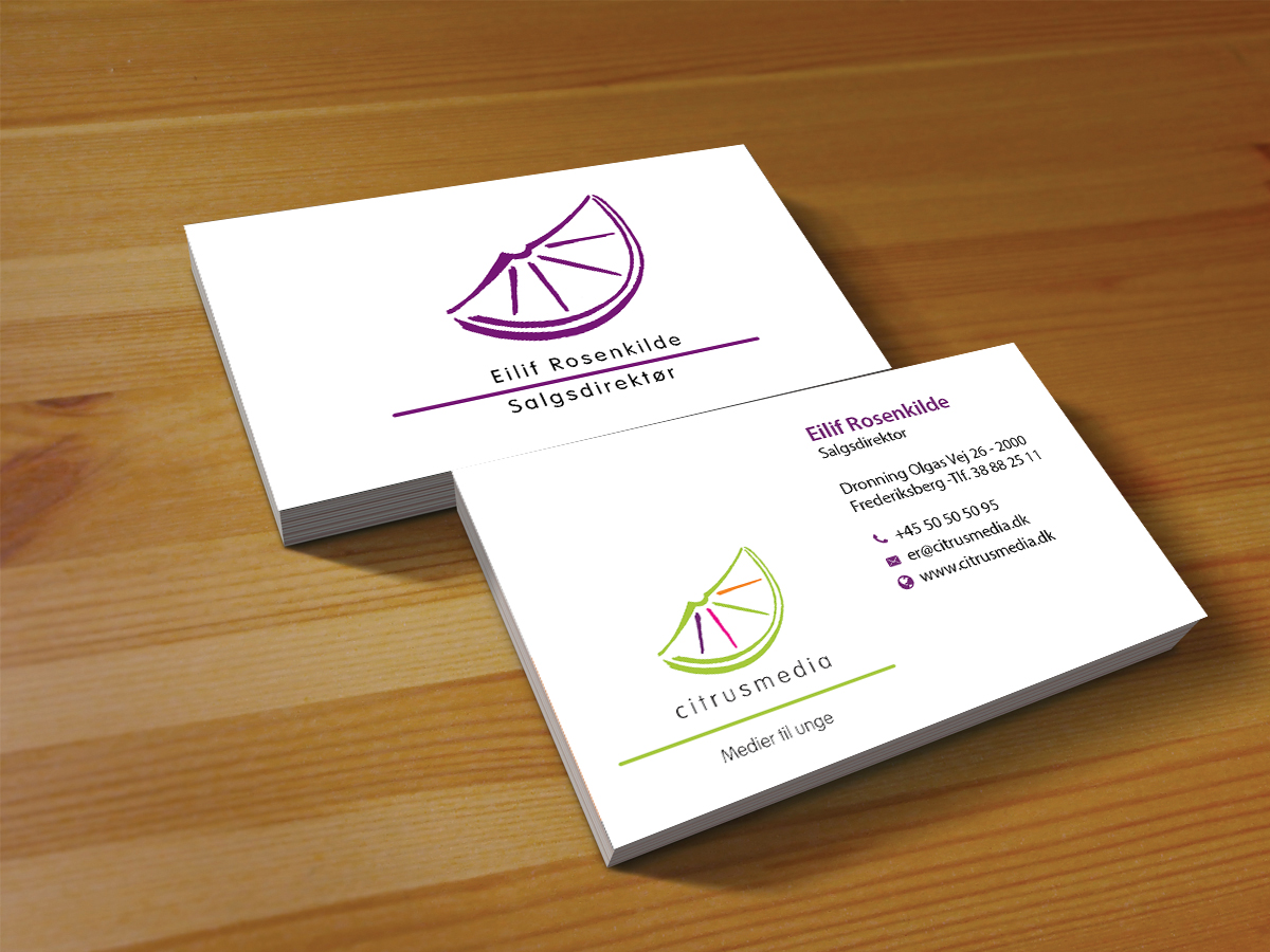Business Card Design by Creations Box 2015 for citrusmedia | Design #9914671