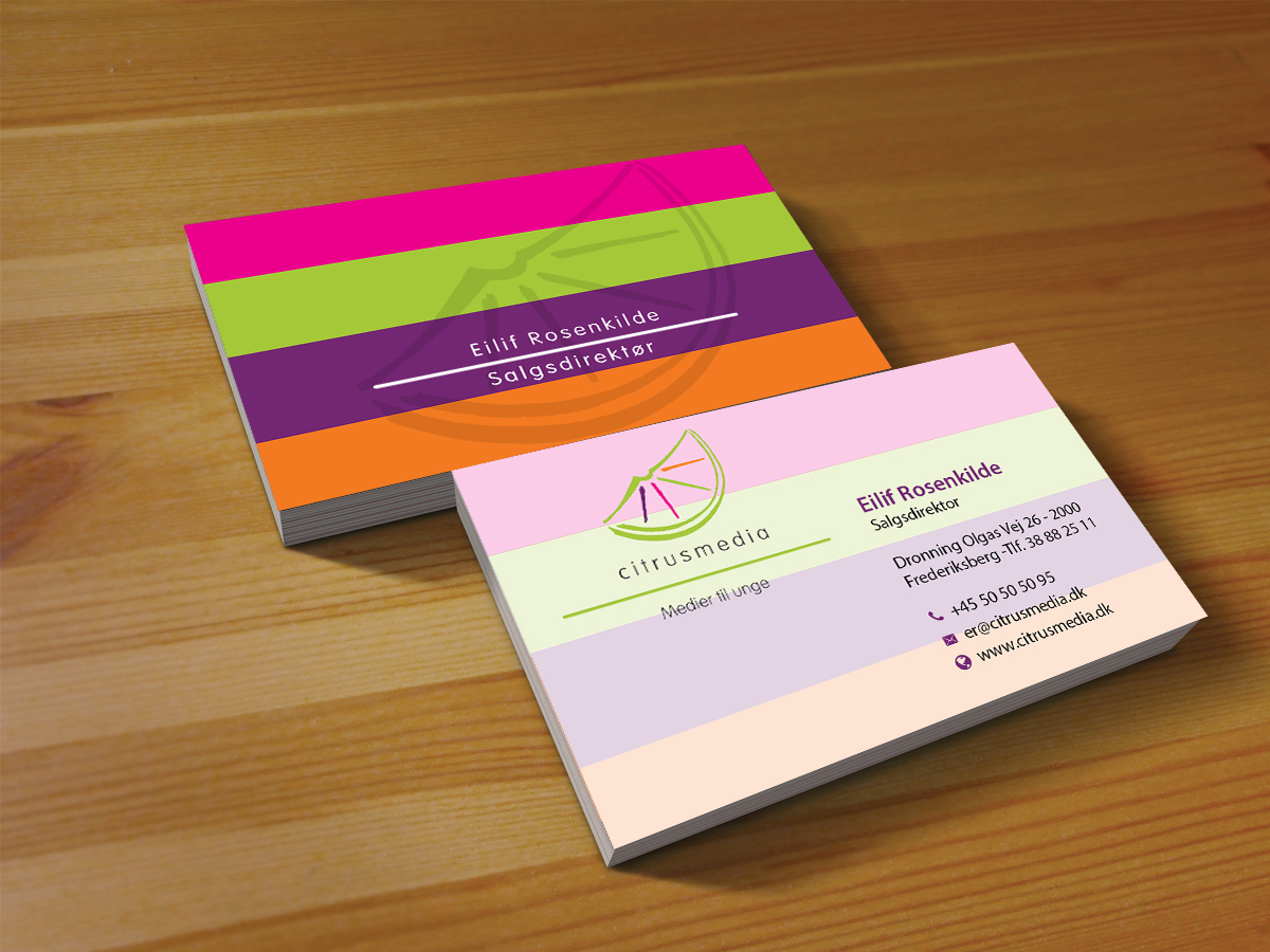 Design de Carte de Visite par Creations Box 2015 pour citrusmedia | Design #9914672
