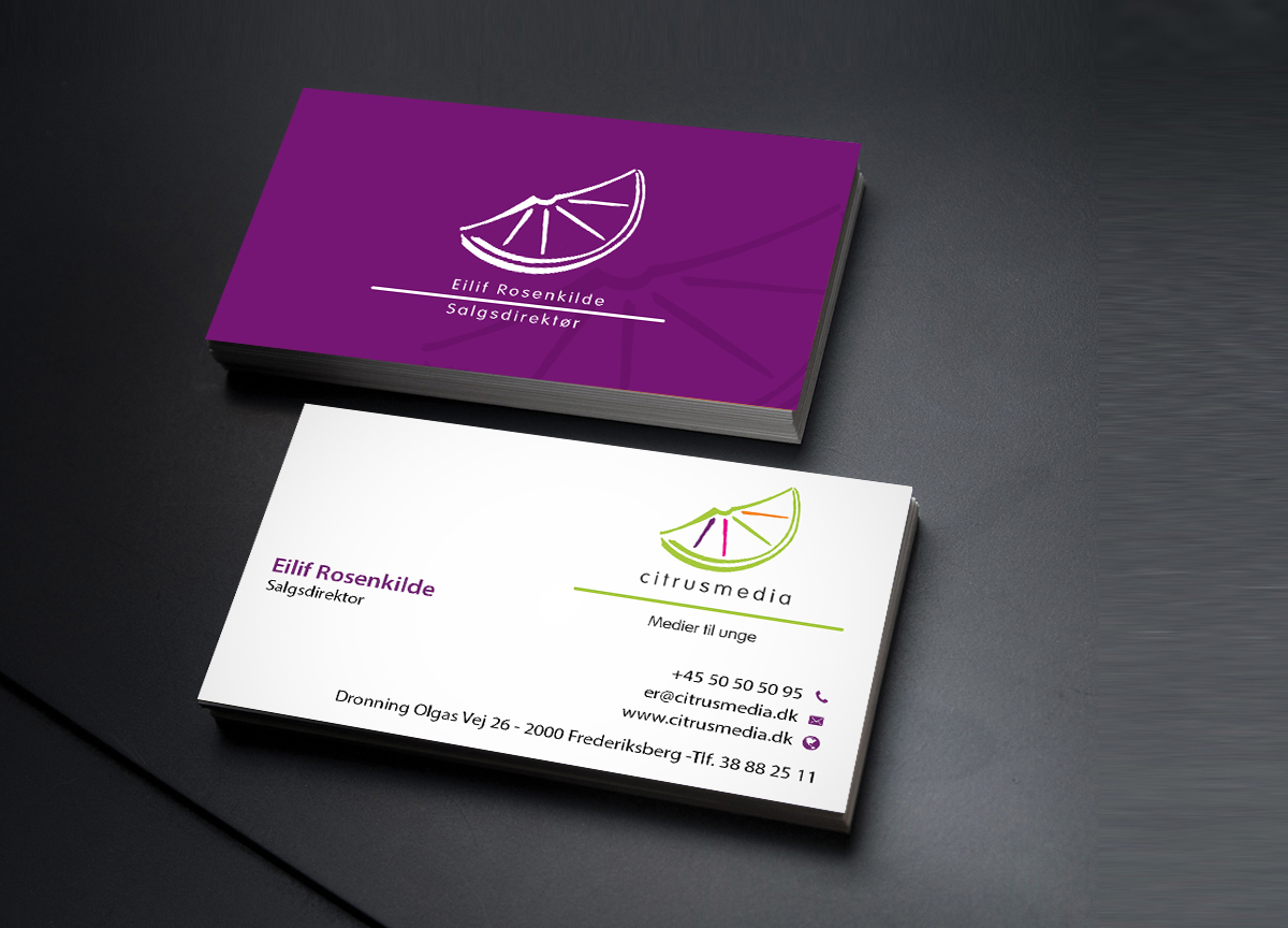 Business Card Design by Creations Box 2015 for citrusmedia | Design #9914691