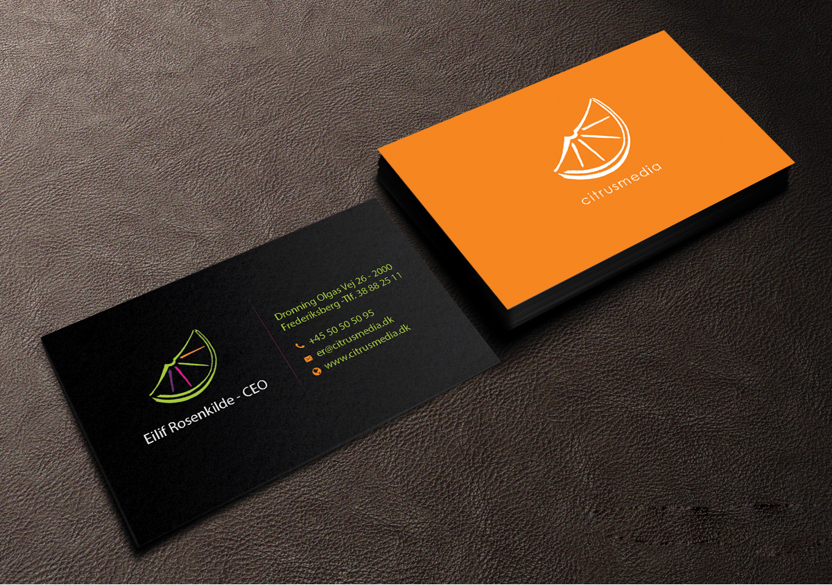 Business Card Design by Creations Box 2015 for citrusmedia | Design #9930564