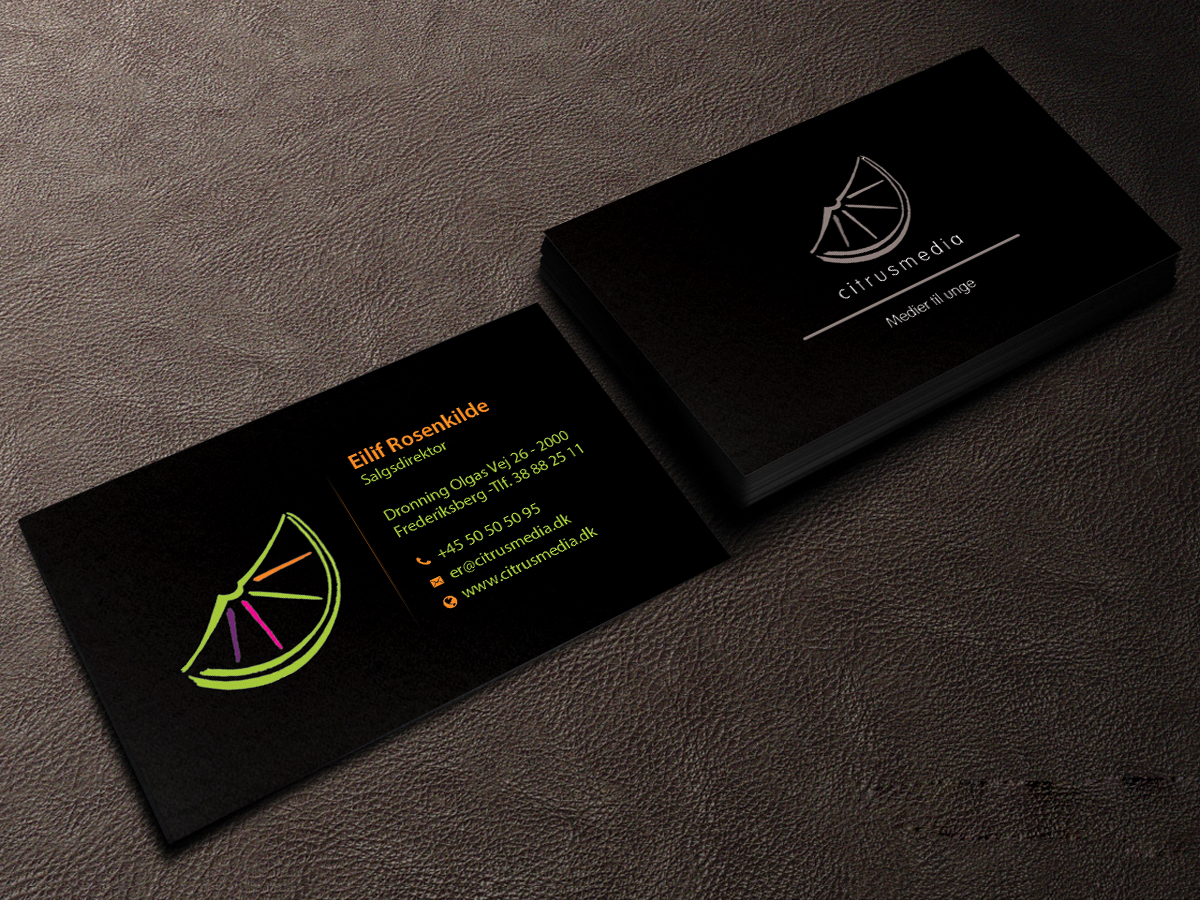 Business Card Design by Creations Box 2015 for citrusmedia | Design #9949553