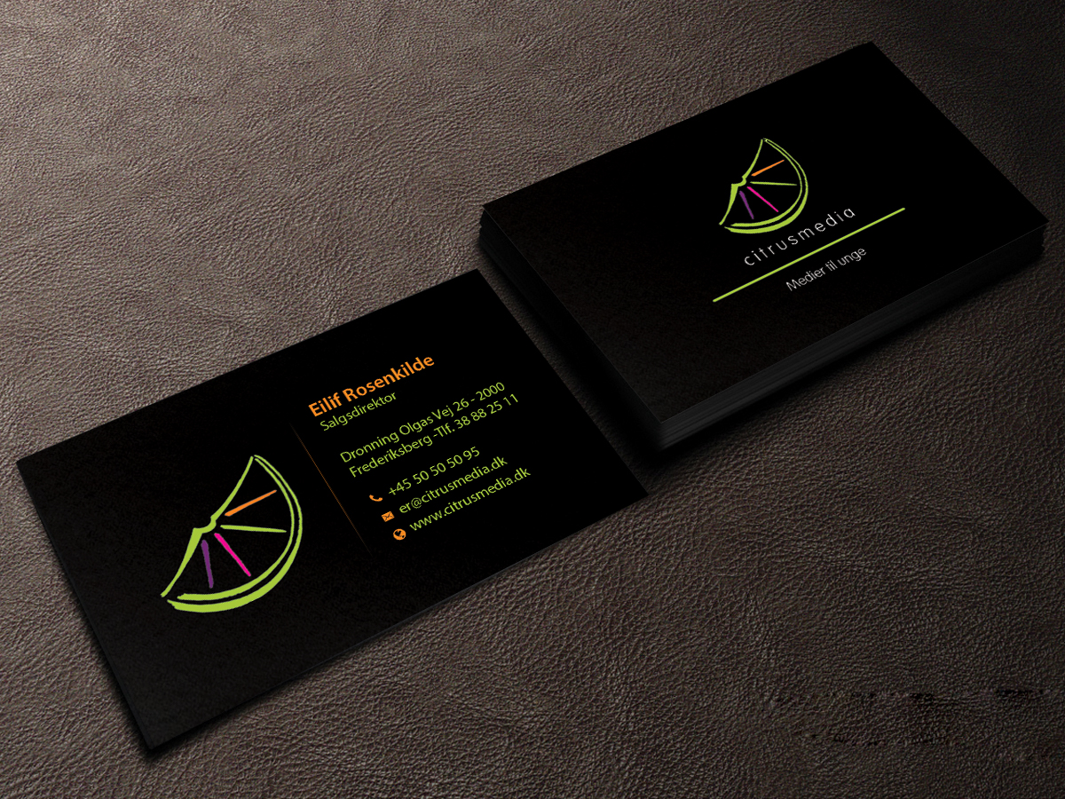 Business Card Design by Creations Box 2015 for citrusmedia | Design #9949554