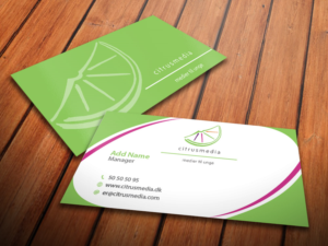 Business Card Design by primarydesigner2k9 for citrusmedia | Design #9914577