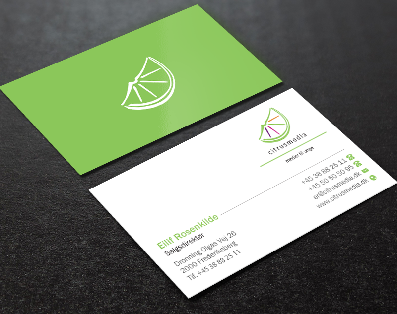 Design de Carte de Visite par Brand aid pour citrusmedia | Design #9912531
