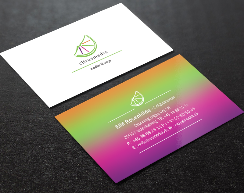Business Card Design by Brand aid for citrusmedia | Design #9912532
