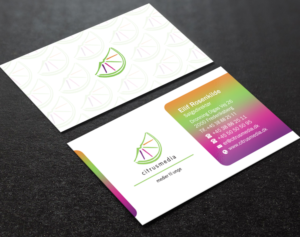 Business Card Design by Brand aid for citrusmedia | Design: #9912537
