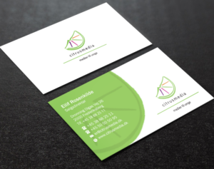 Business Card Design by Brand aid for citrusmedia | Design: #9912543