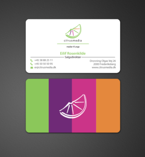 Business Card Design by chandrayaan.creative for citrusmedia | Design #9913264