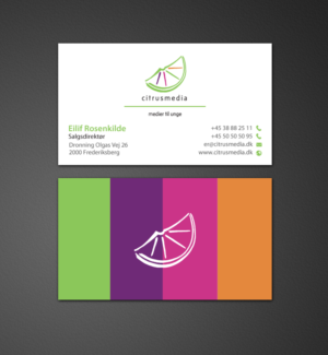 Business Card Design by chandrayaan.creative for citrusmedia | Design: #9913272