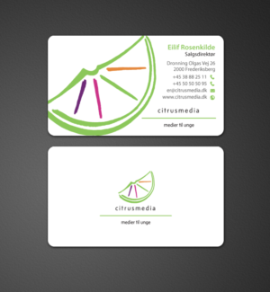 Business Card Design by chandrayaan.creative for citrusmedia | Design: #9913274
