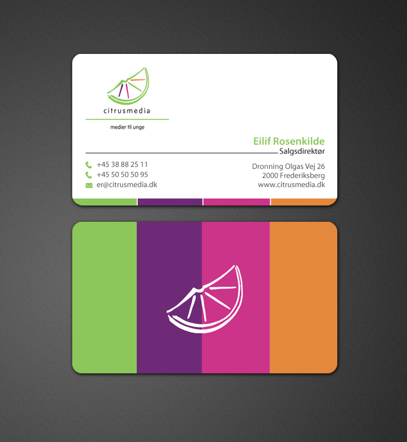 Business Card Design by chandrayaan.creative for citrusmedia | Design #9913275