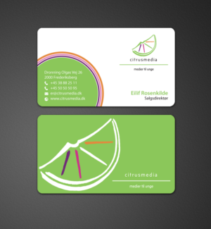 Business Card Design by chandrayaan.creative for citrusmedia | Design: #9913277