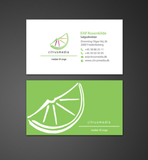 Business Card Design by chandrayaan.creative for citrusmedia | Design: #9913285
