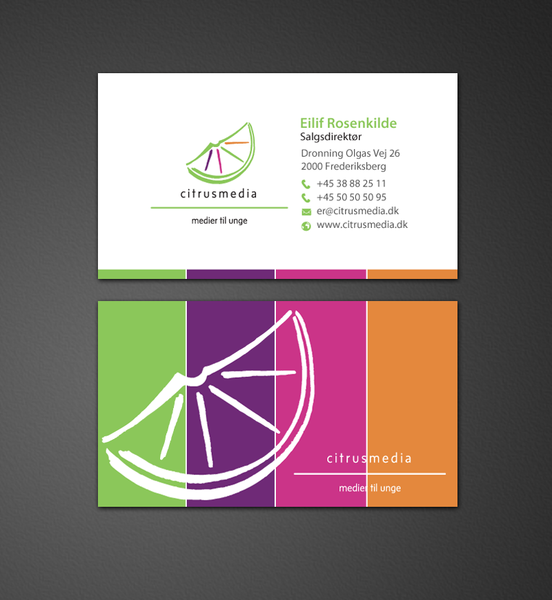 Visitenkarten-Design von chandrayaan.creative für citrusmedia | Design #9913286