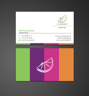 Business Card Design by chandrayaan.creative for citrusmedia | Design: #9918052