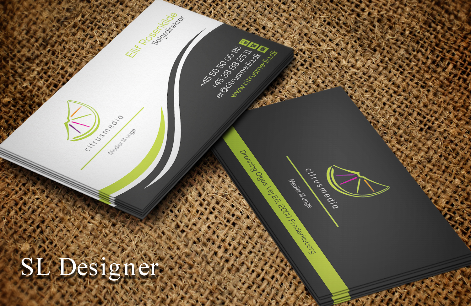 Diseño de Tarjeta de Presentación por SL Designer para citrusmedia | Diseño #9907691