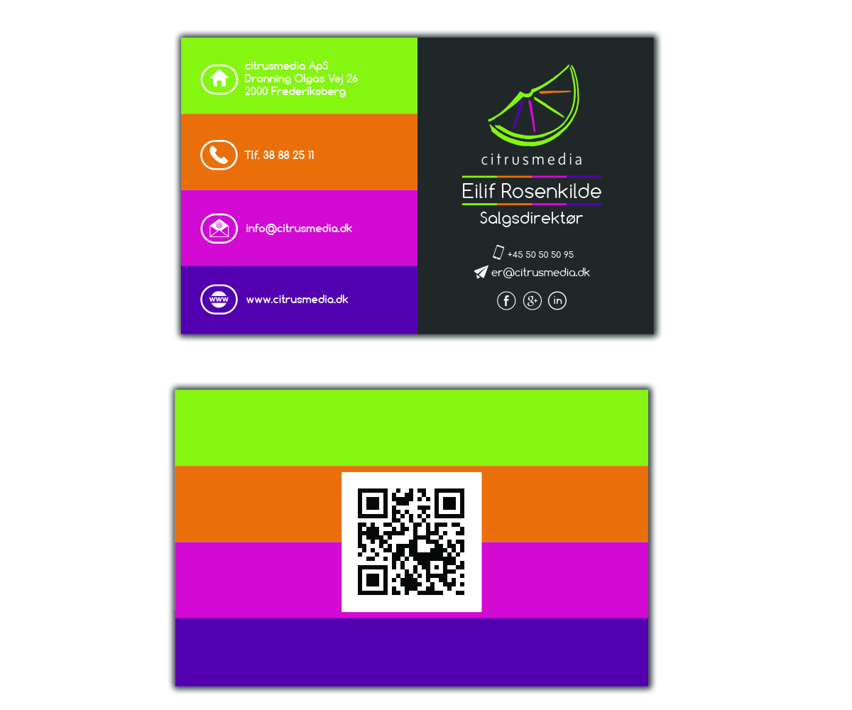 Business Card Design by deividas.sliazasss for citrusmedia | Design #9904396