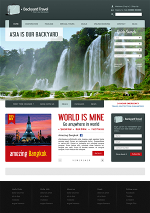 New Website for Asia Travel Agency | Web Design by Omee