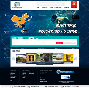 New Website for Asia Travel Agency | Web Design by Mayank Patel