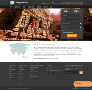 New Website for Asia Travel Agency | Web Design by CreativeIyke
