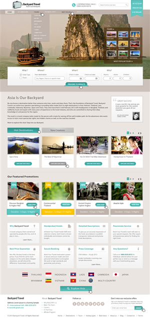 New Website for Asia Travel Agency | Web Design by Da Miracle