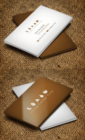 Living Coffee Corp Business Card Design | Visitenkarten-Design von Riz'