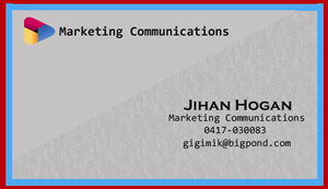 Business Card Design by King Stha