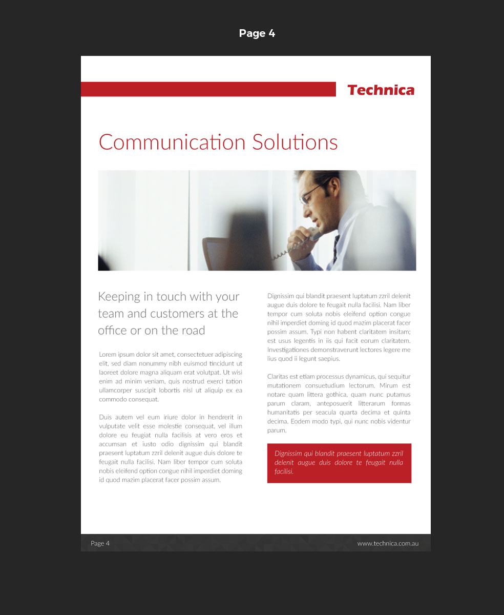 Design de Catalogue par pivotaldesign.biz pour Technica Group | Design #9912081