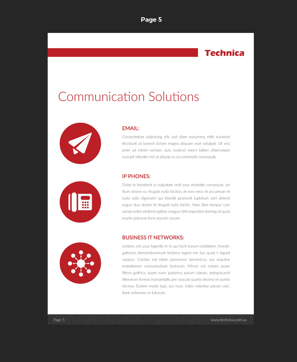 Design de Catalogue par pivotaldesign.biz pour Technica Group | Design #9912082