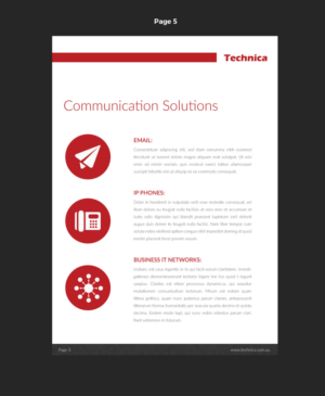 Catalogue Design by pivotaldesign.biz for Technica Group | Design: #9912082