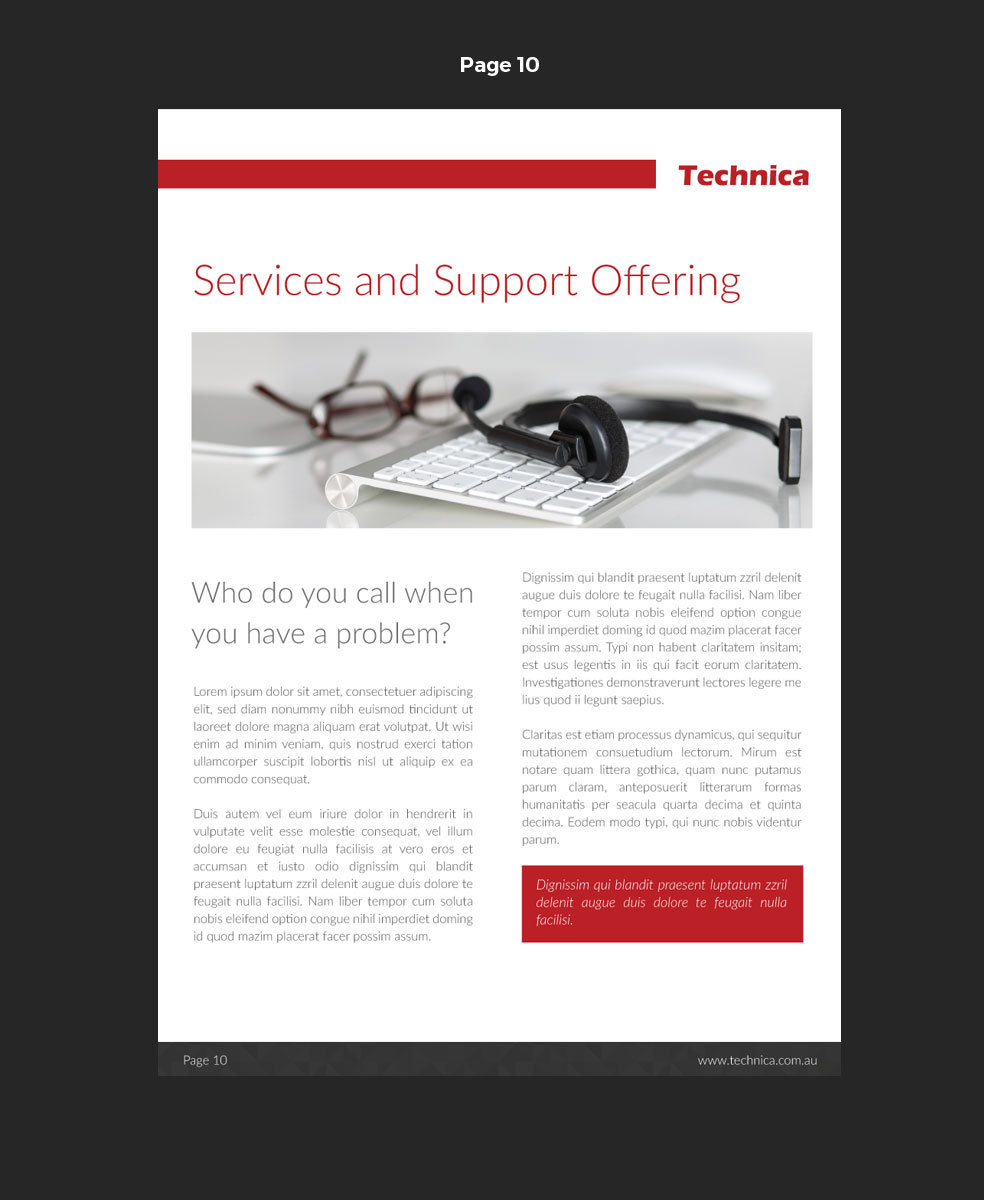 Diseño de Catálogo por pivotaldesign.biz para Technica Group | Diseño #9912127