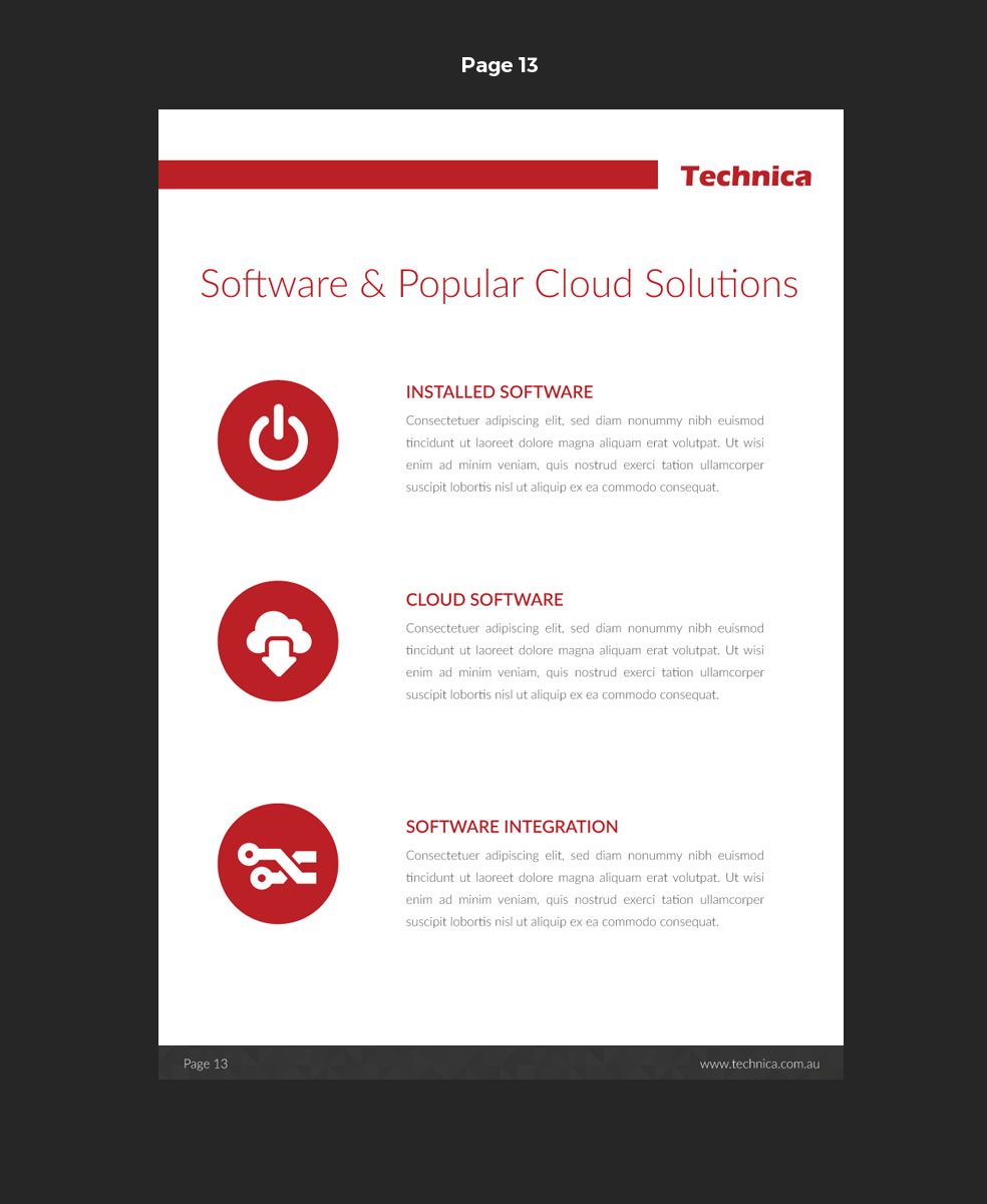 Catalogue Design by pivotaldesign.biz for Technica Group | Design #9912141