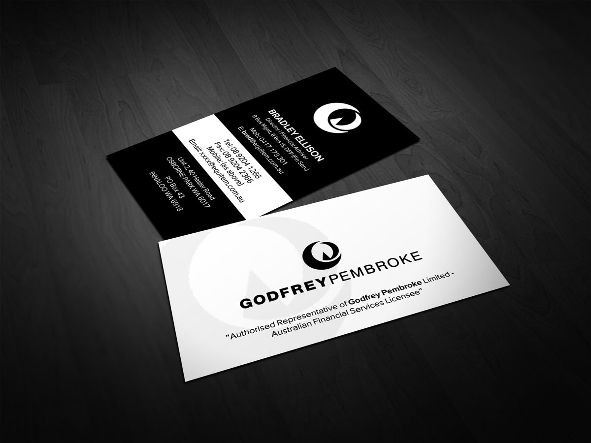 Diseño de Tarjeta de Presentación por diRtY.EMM para Equitem | Diseño #2125399