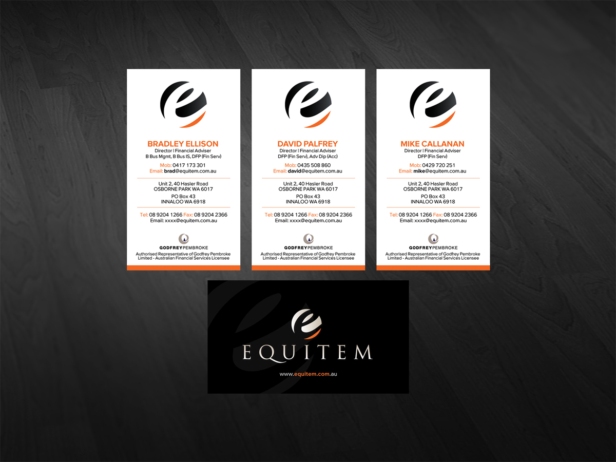 Design de Carte de Visite par diRtY.EMM pour Equitem | Design #2141329