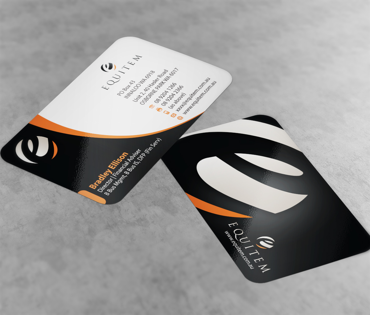 Visitenkarten-Design von navacreative für Equitem | Design #2127162