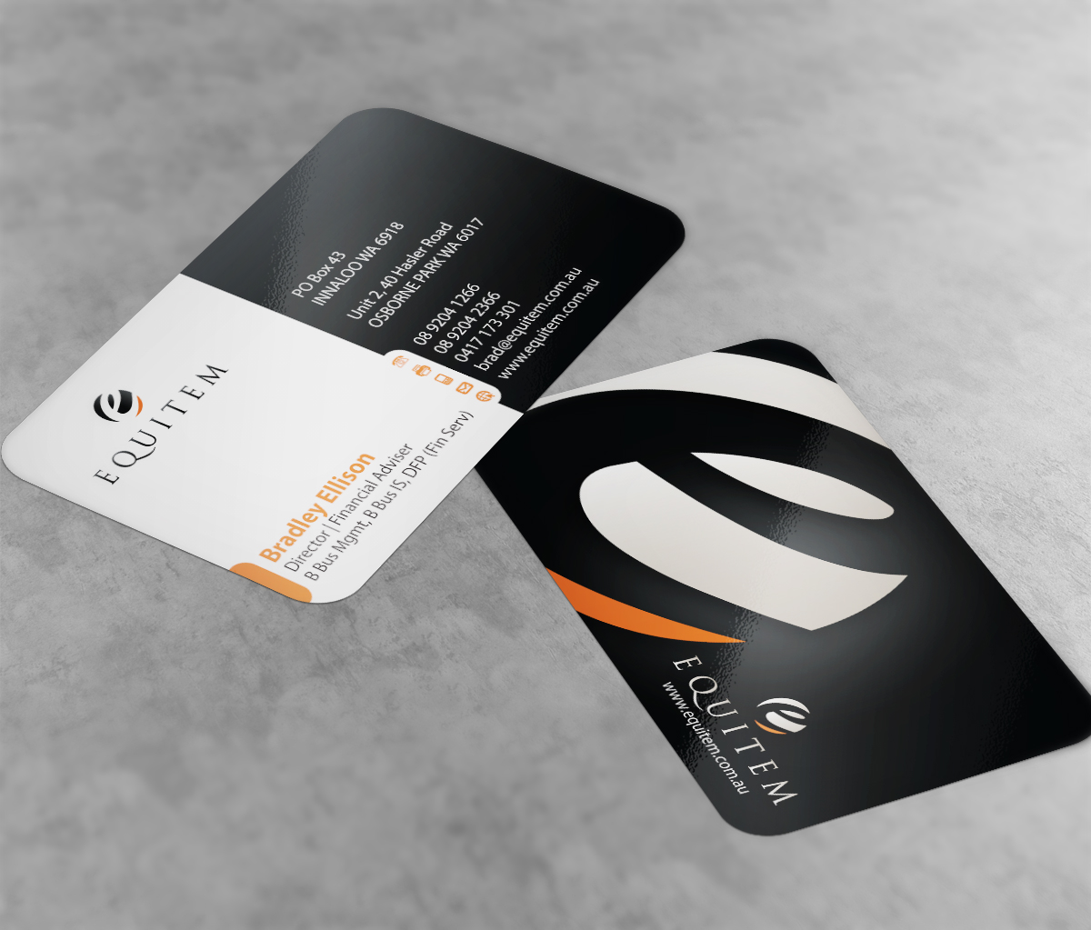 Business Card Design by navacreative for Equitem | Design #2127204