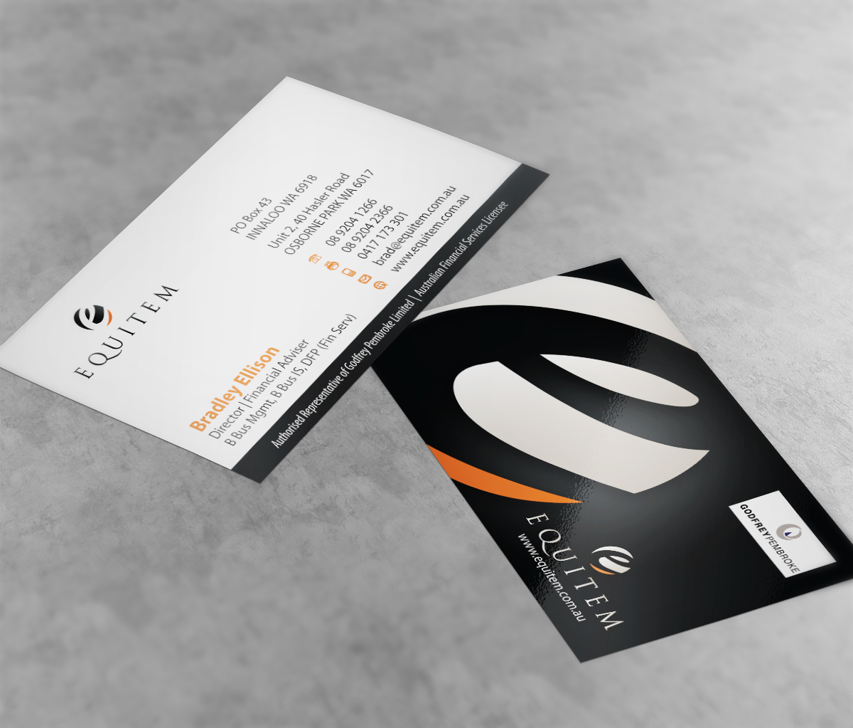 Design de Carte de Visite par navacreative pour Equitem | Design #2127301