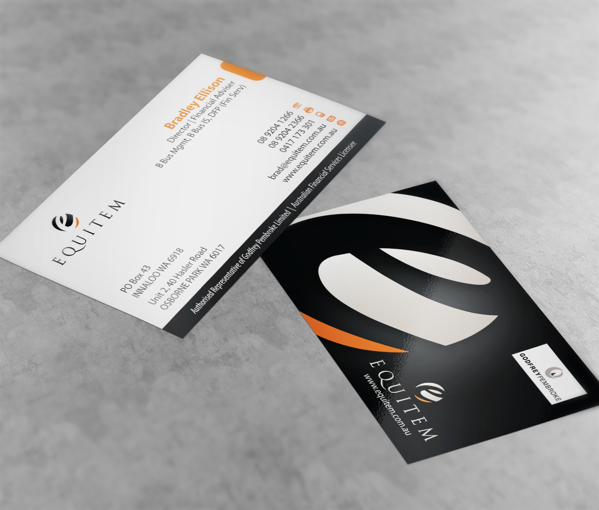 Design de Carte de Visite par navacreative pour Equitem | Design #2127344