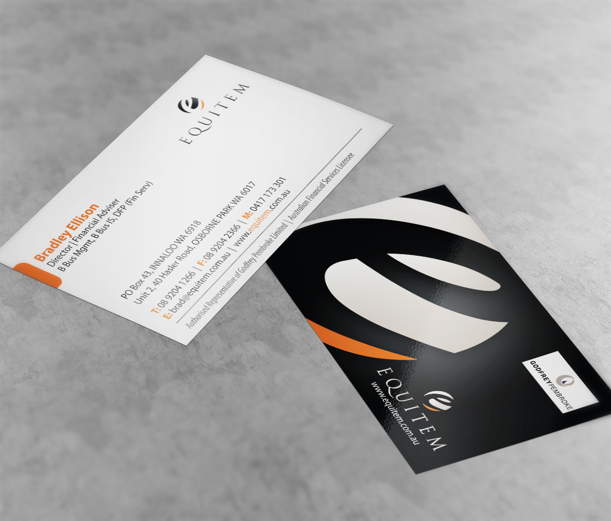 Design de Carte de Visite par navacreative pour Equitem | Design #2127349